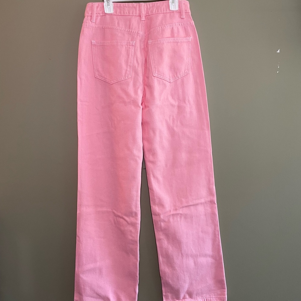 SHEIN High Waisted Straight Leg Jean - Picture 5 of 6